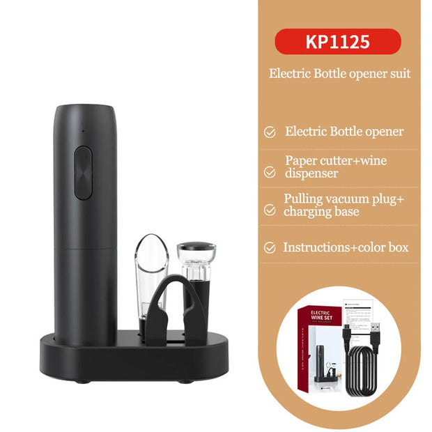 ELECTRIC WINE OPENER SET